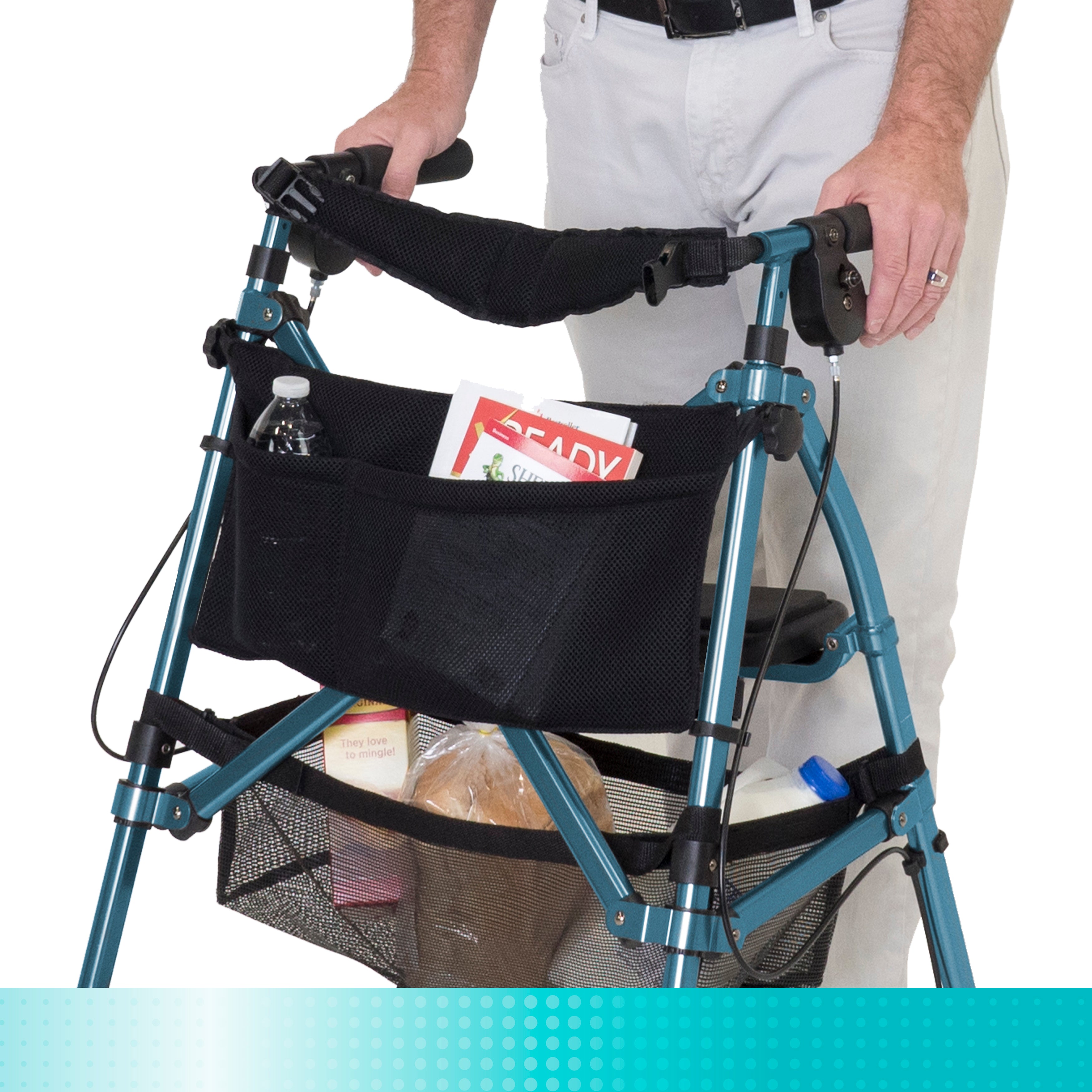 Walker-Rollator Organizer Pouch