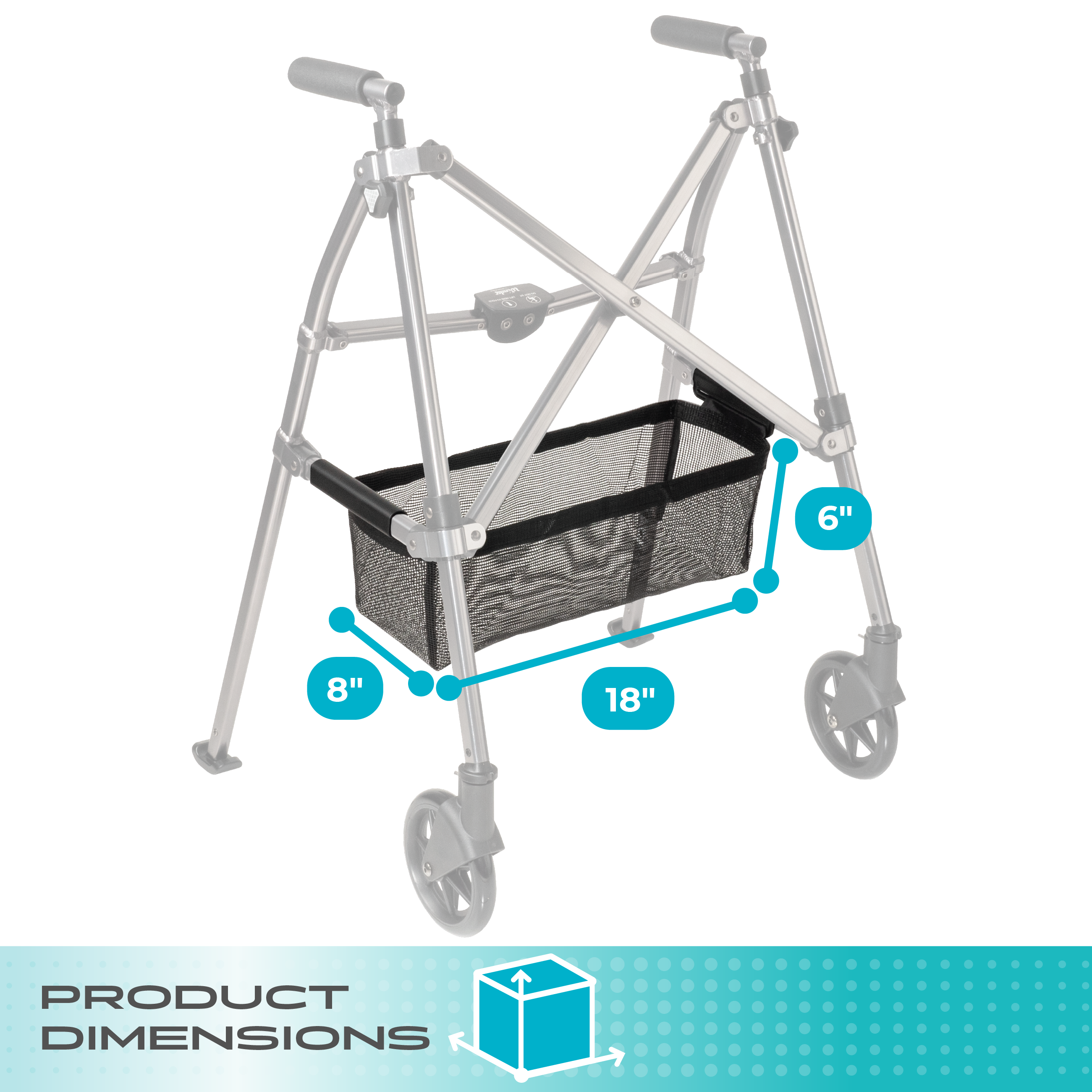 Wonder Walker-Rollator Basket Accessory